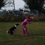 Passaggio con il fresbee Passaggio con il fresbee